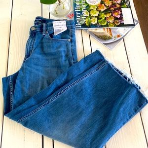 Calvin Klein Jeans high rise wide leg crop